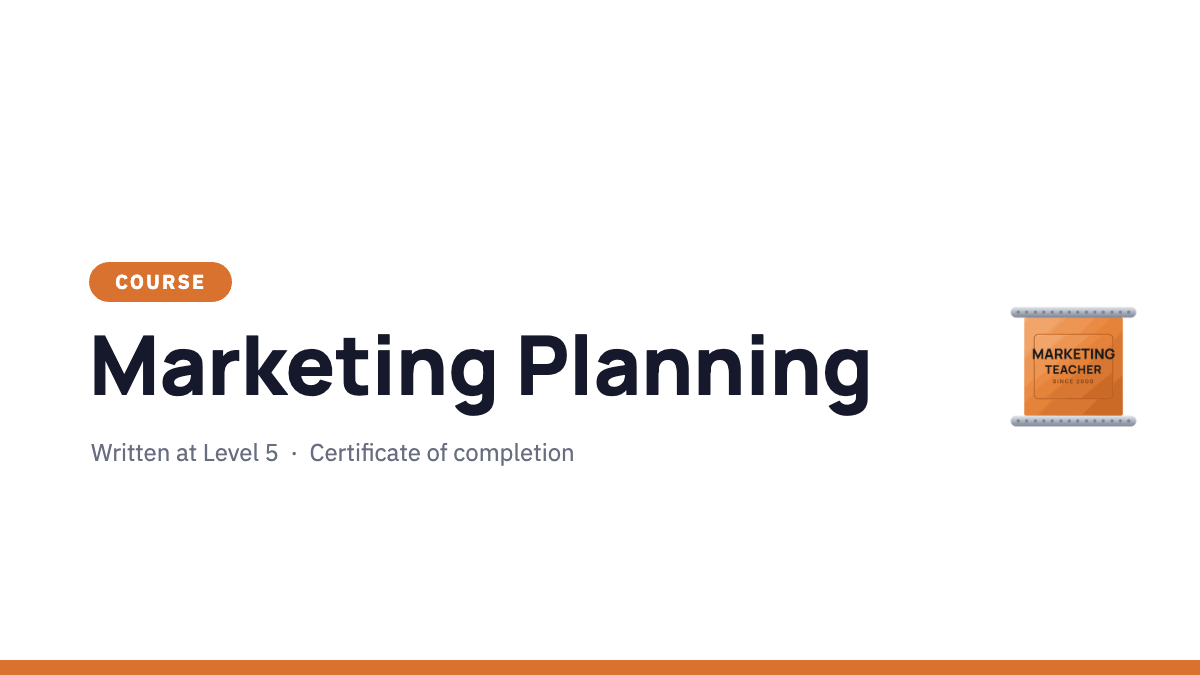 Marketing Planning